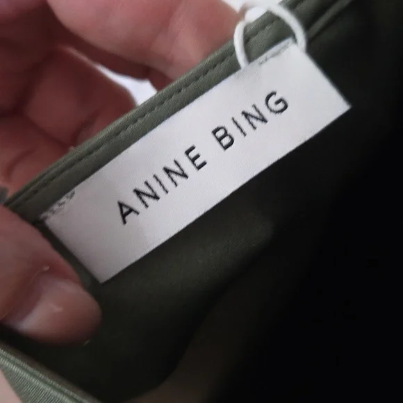 Anine Bing NWT silk "Mandy" camisole Sz L - Picture 7 of 10